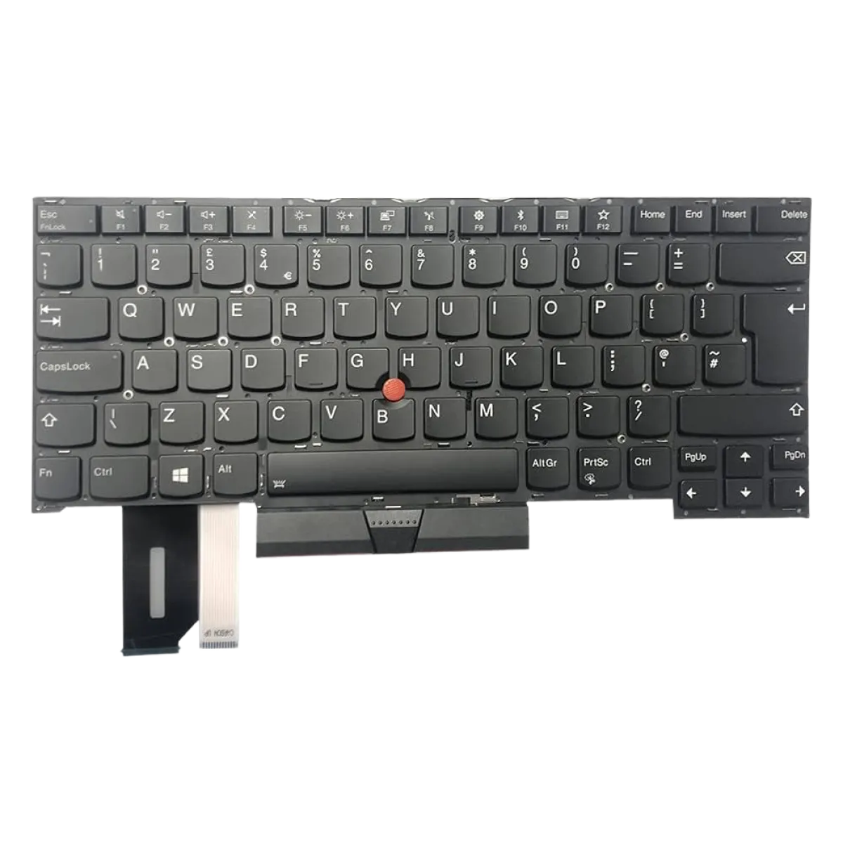 GCS | Keyboard Replacement Lenovo G580; V580; Z580 - US Layout - Black