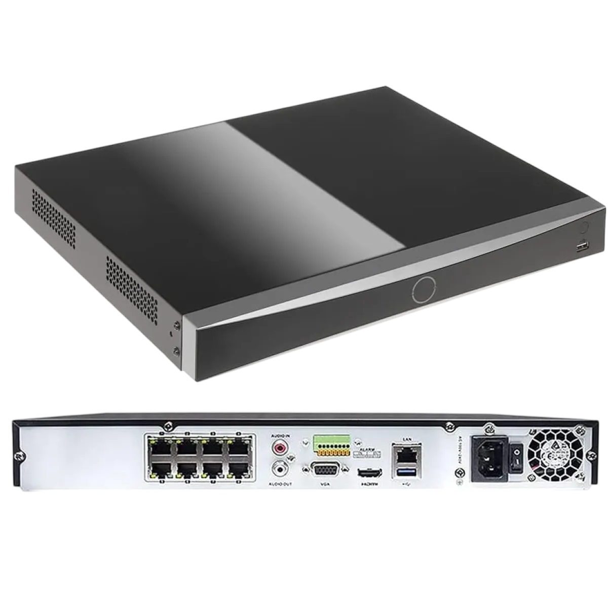 GCS | Hikvision (DS-7104NI-Q1/4P) 4 channel Mini 1U NVR - White