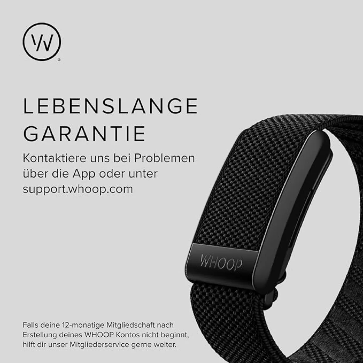 GCS | WHOOP 4.0 AI-Powered Fitness Tracker with SuperKnit Band