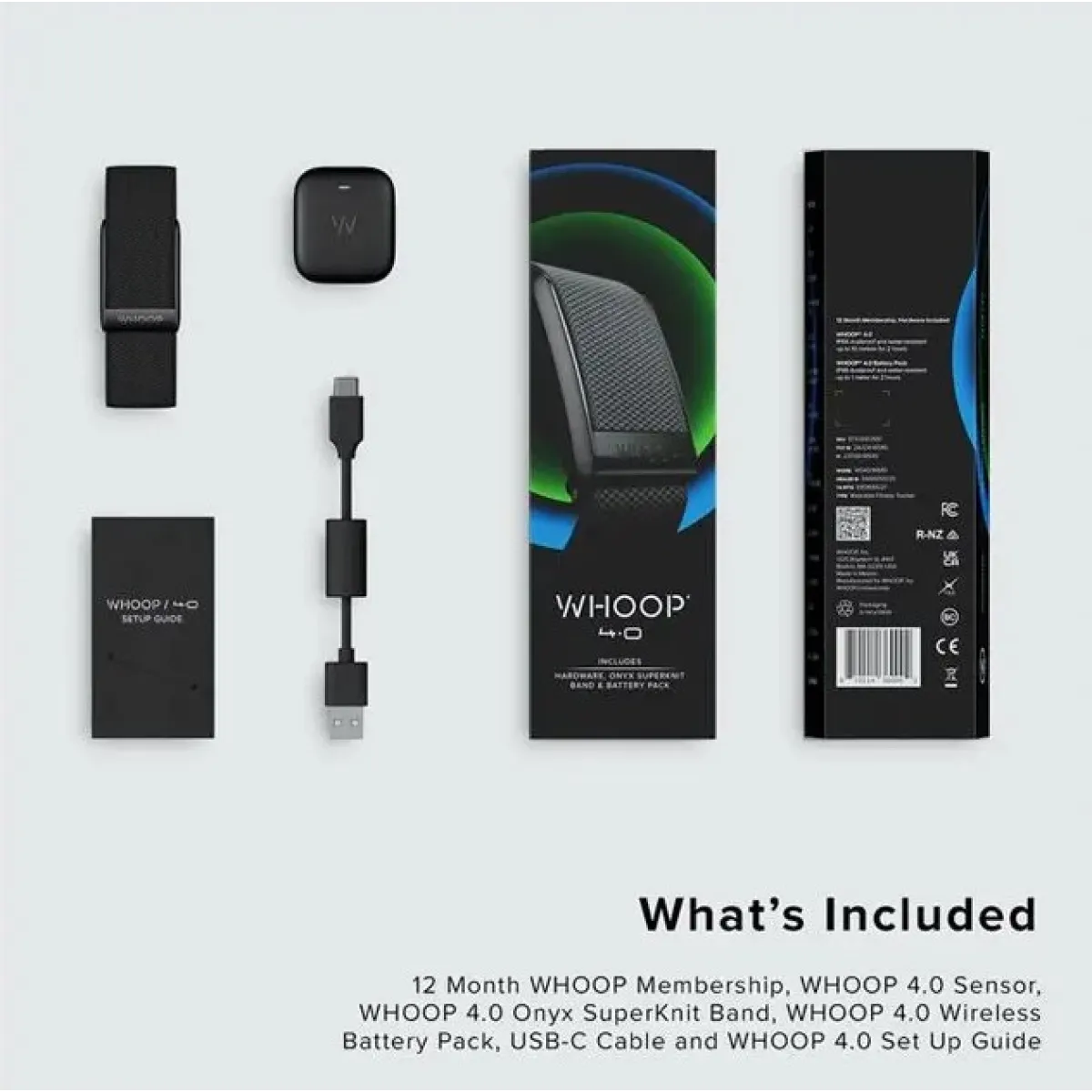 GCS | WHOOP 4.0 AI-Powered Fitness Tracker with SuperKnit Band