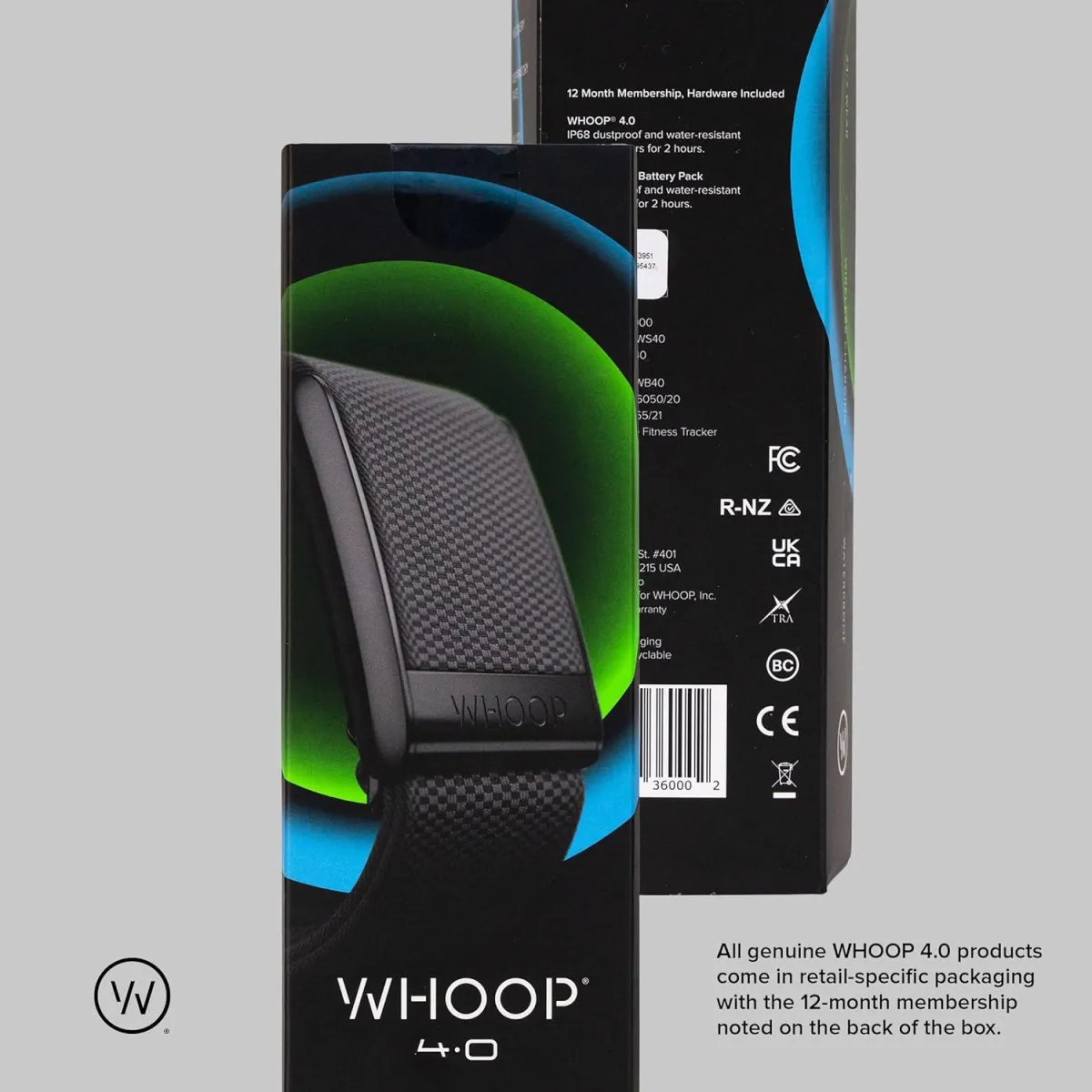 GCS | WHOOP 4.0 AI-Powered Fitness Tracker with SuperKnit Band