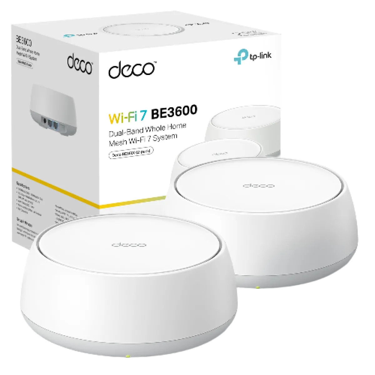 GCS | TP-Link Deco BE25 (2 Pack) BE3600 Indoor Superior Mesh WiFi