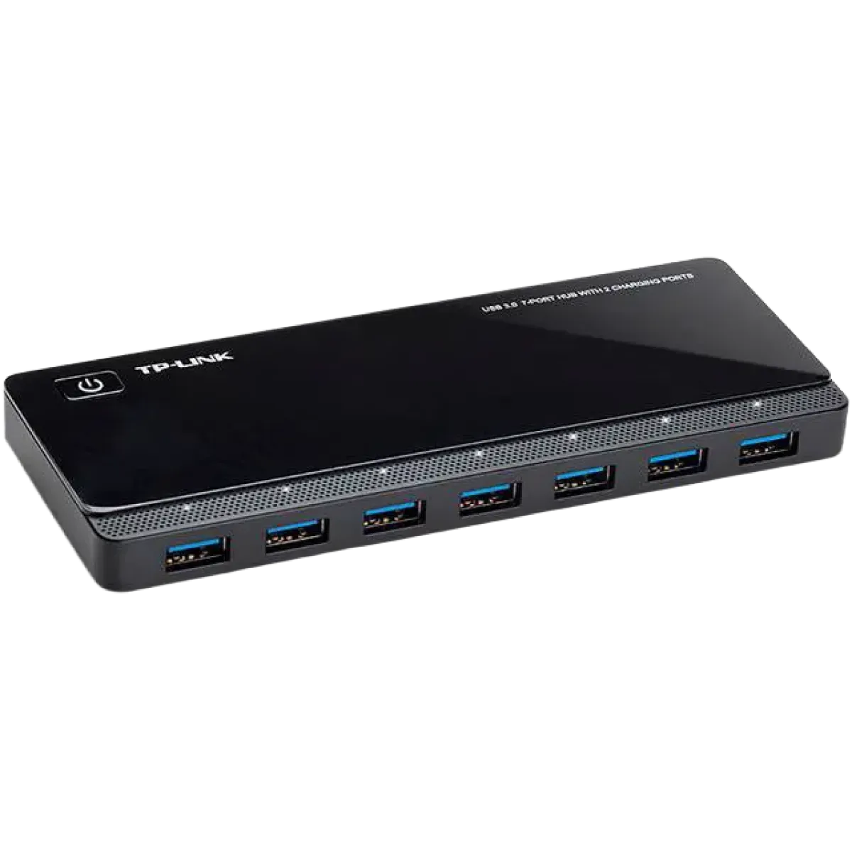 GCS | TP-Link (UH720) 7-Port USB3.0 HUB + 2x 2.4A Charging Ports- Black