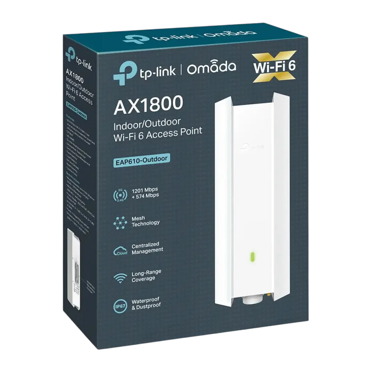 GCS | TP-Link (EAP610-Outdoor) AX1800 Indoor/Outdoor Wi-Fi 6