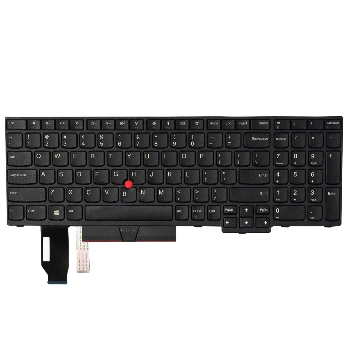 GCS | Keyboard Replacement Lenovo G580; V580; Z580 - US Layout - Black