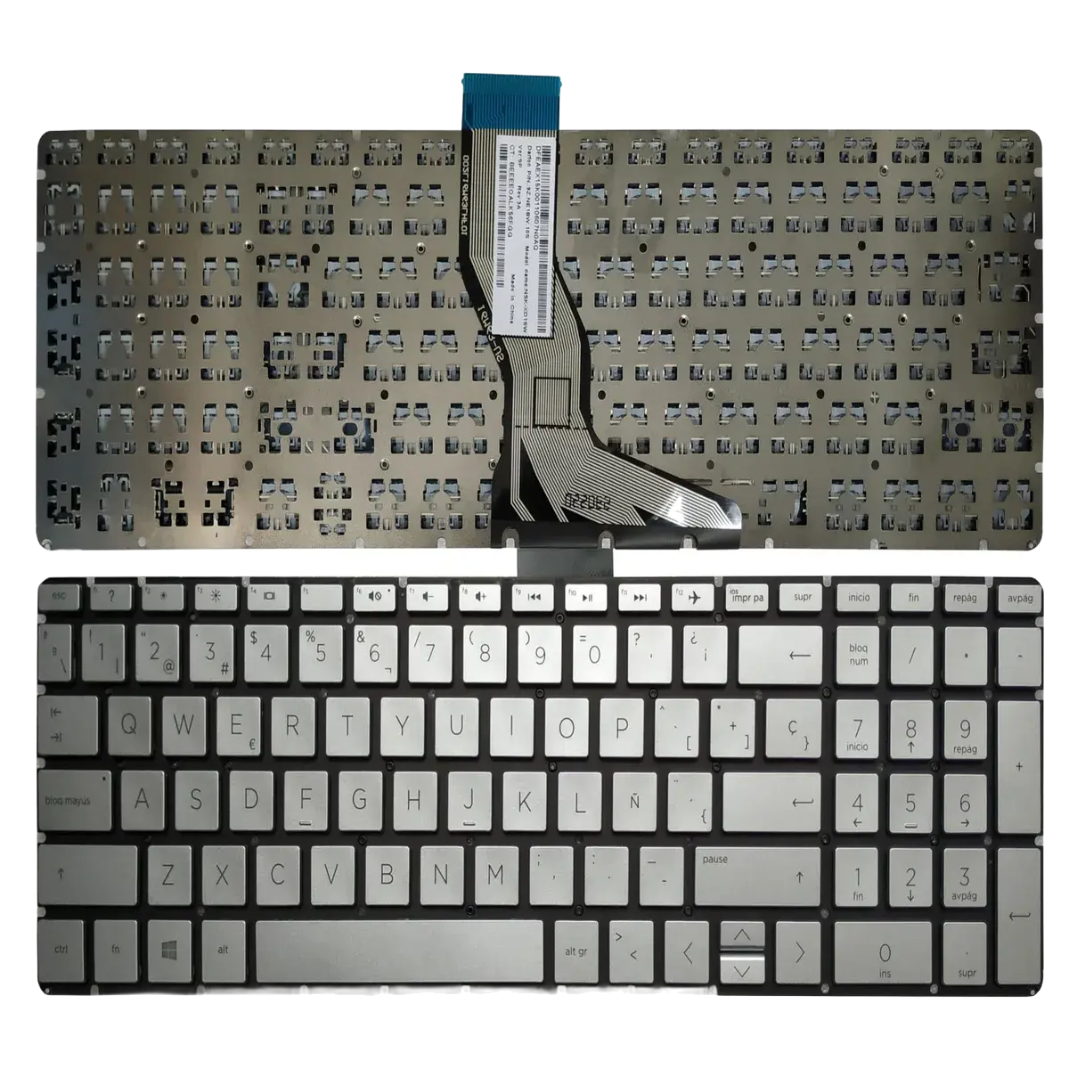 UP PARTS® Tastiera Italiana Per Notebook Toshiba Satellite C650/C655/C660/C665/C670/L650/L655/L670/L675/L750/L755/L770/L775 – Modelli Compatibili E Codici Originali, Colore Nero